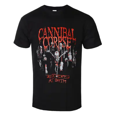 t-shirt metal men's Cannibal Corpse - Butchered At Birth - PLASTIC HEAD