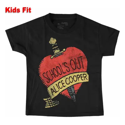 children's t-shirt Alice Cooper - Schools Out Boys - BLACK - ROCK OFF