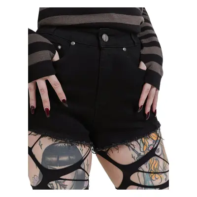 women's shorts KILLSTAR - Saw Edge - Black