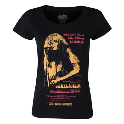 women's t-shirt Janis Joplin - Madison Square Garden Scoop Neck - ROCK OFF