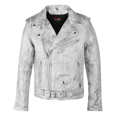 men's jacket (curvy) BRIXTON - White Dragon