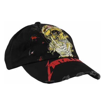 cap Metallica - Skull One-Distressed - Black