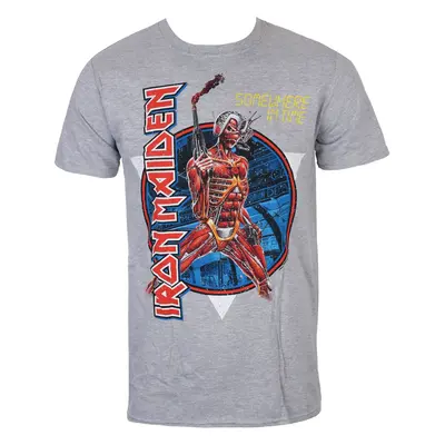 t-shirt metal men's Iron Maiden - Somewhere In Time - ROCK OFF