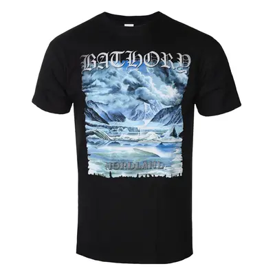 T-shirt men's BATHORY - NORDLAND - BLACK - PLASTIC HEAD