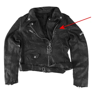 women's jacket (curvy) Different - Black - DAMAGED