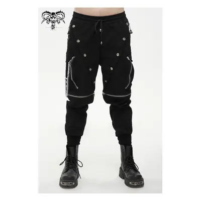 men's trousers DEVIL FASHION - Gabriel Punk Studded