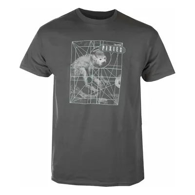 Men's t-shirt Pixies - Monkey Grid - Charcoal