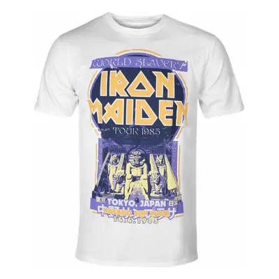 men's t-shirt Iron Maiden - Powerslave Japan Flyer WHT - ROCK OFF