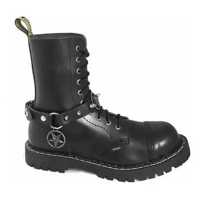 Collar Triple Baphomet Cult Boot Strap