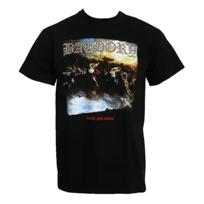 t-shirt metal men's Bathory - Blood Fire Death - PLASTIC HEAD