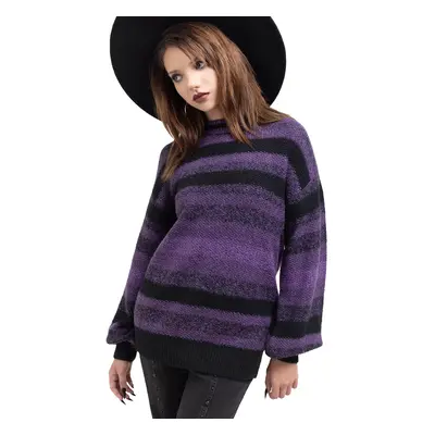 women's sweater KILLSTAR - Hauntweft - Purple/Black