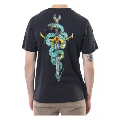 t-shirt men's FALLEN - Venom Tee - Black Green Chris Cole