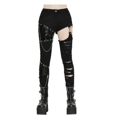 women's trousers DEVIL FASHION - Punk