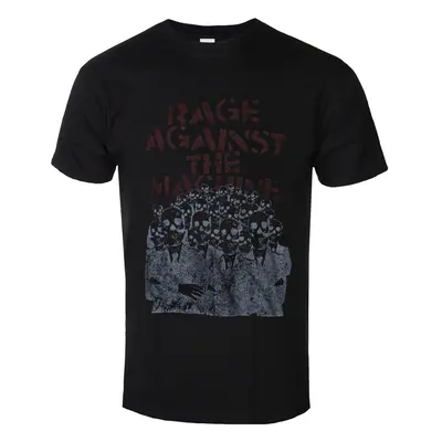 men's t-shirt Rage against the machine - Crowd Masks - ROCK OFF