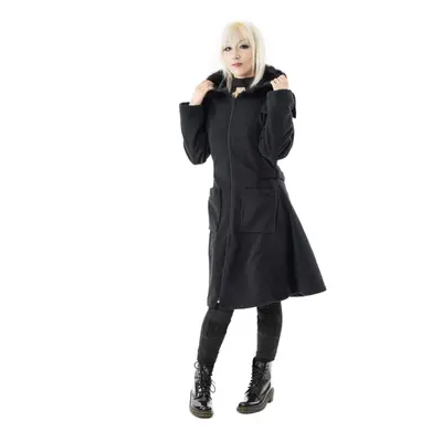 women's coat POIZEN INDUSTRIES - JANIE - BLACK