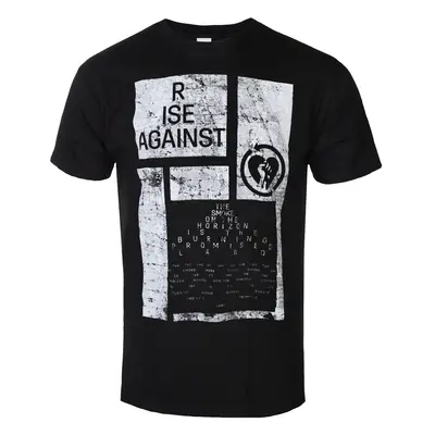 men's t-shirt Rise Against - Cliff Map - Black - KINGS ROAD