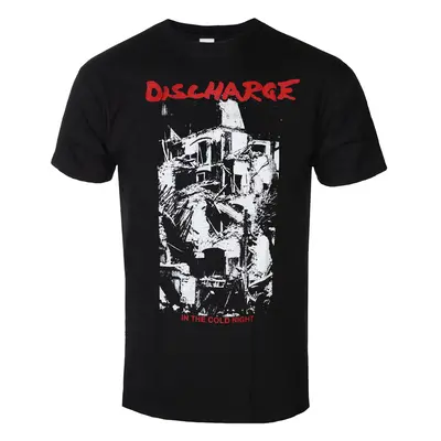 t-shirt men's DISCHARGE - IN THE COLD NIGHT - PLASTIC HEAD