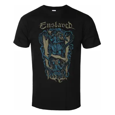 men's t-shirt ENSLAVED - STORM SON - BLACK - PLASTIC HEAD