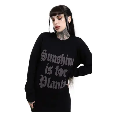 women's sweater KILLSTAR - Sunshine For Plants - Black