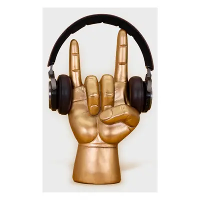 headphone stand (decoration) SUCK UK - GOLD ROCK ON