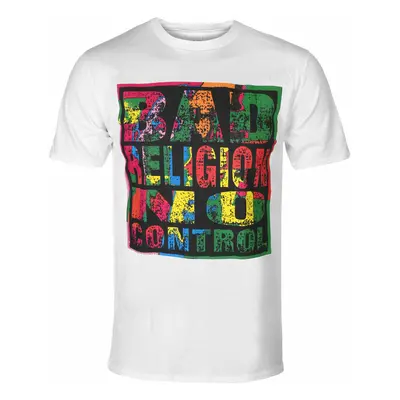 men's t-shirt Bad Religion - No Control - White - KINGS ROAD