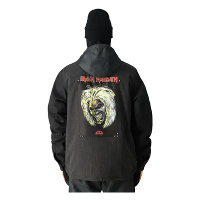 men's winter jacket (SNB) Iron Maiden - Black