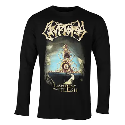 men's t-shirt with long sleeves CRYPTOPSY - BLASPHEMY MADE FLESH - PLASTIC HEAD