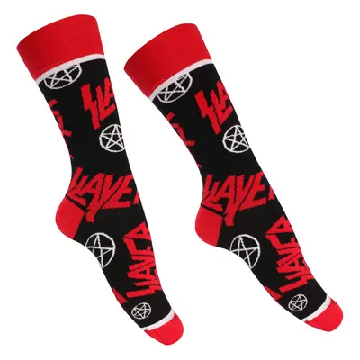 socks Slayer - Logos and Pentegrams - ROCK OFF