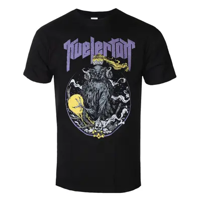 men's t-shirt Kvelertak - (Fire King Owl) - Black - KINGS ROAD