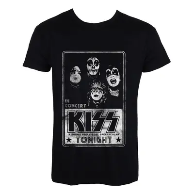 t-shirt metal men's Kiss - In Concert Distressed - HYBRIS