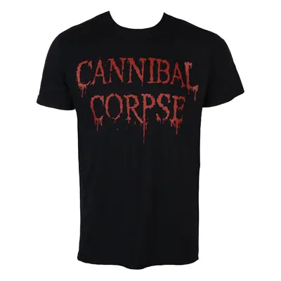 t-shirt metal men's Cannibal Corpse - DRIPPING LOGO - PLASTIC HEAD