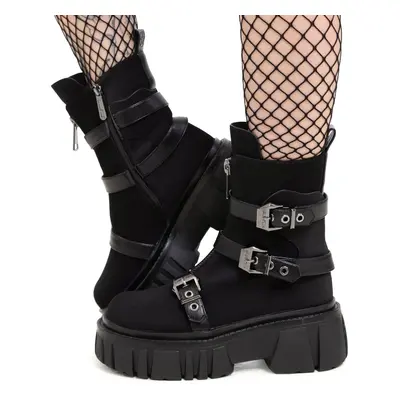 women's shoes KILLSTAR - Coffin Combat - Black