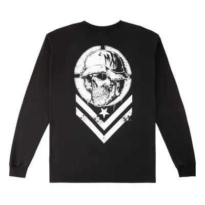 men's long-sleeved t-shirt METAL MULISHA - WICKED BLK