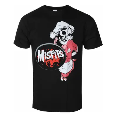 men's t-shirt MISFITS - WAITRESS - BLACK - PLASTIC HEAD