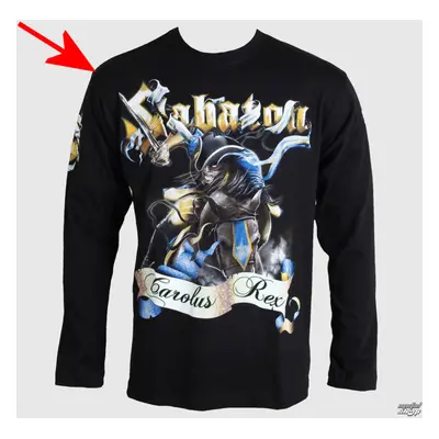 Men's long sleeve t-shirt Sabaton - Carolus Rex - Black - CARTON - DAMAGED