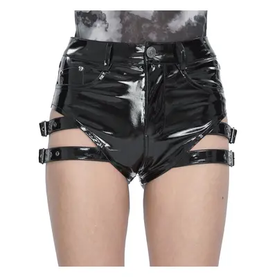 women's shorts DEVIL FASHION - Leather