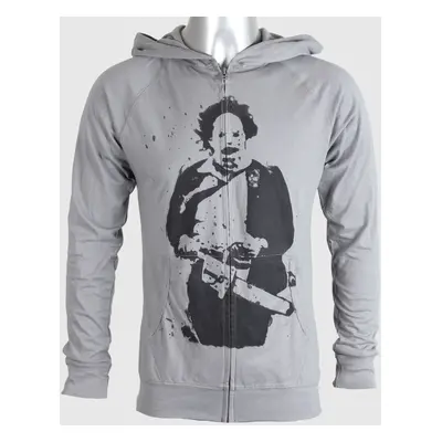 men's sweatshirt Jeans massacre motor saw - Leatherface - PLASTIC HEAD