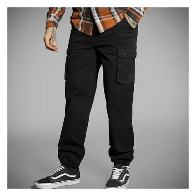 men's pants HYRAW - BLACK BEAT - Cargo