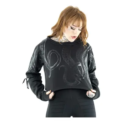 women's sweatshirt (top) VIXXSIN - KRAKEN - BLACK