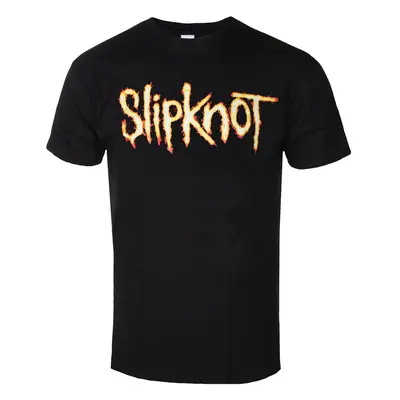 men's t-shirt Slipknot - Tour Glowing Faces - Black