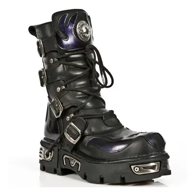 boots NEW ROCK - ITALI NEGRO, CHAROL STUCO LILA