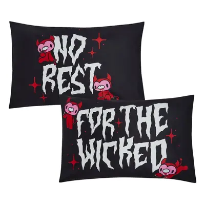 pillowcases KILLSTAR x GLOOMY the Naughty Grizzly - Gloomy Bear - Black