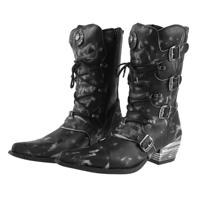 leather boots women's - NEW ROCK