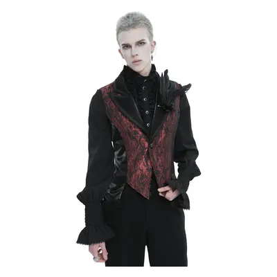 men's vest DEVIL FASHION - Wine Gothic