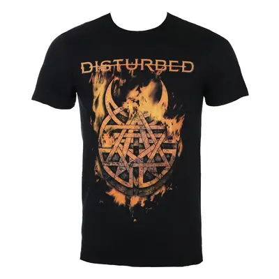 men's t-shirt Disturbed - Burning Belief - Blk - ROCK OFF