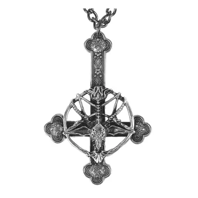 collar Baphomet Satanic Cross