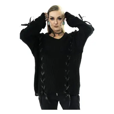 women's sweater HEARTLESS - ISHANA JUMPER - BLACK