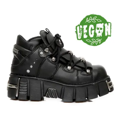 boots NEW ROCK - VEGAN NEGRO