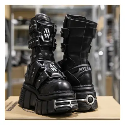 boots NEW ROCK - CRUST NEGRO, TOWER