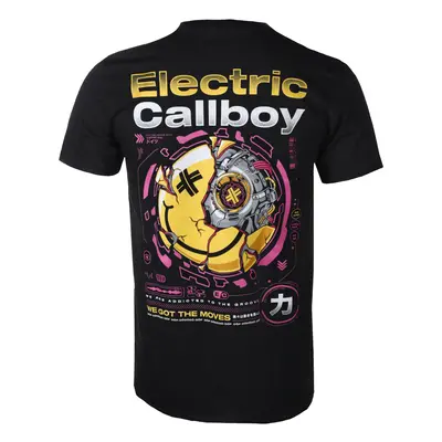 men's t-shirt Electric Callboy - Moves Tech Smile - Black